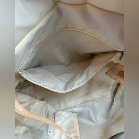 Chanel-Authentic-Paris Biarritz Tote GM Bag Shoulder Coated Canvas Leather Gold. - Picture 10 of 13